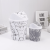 Creative Stone Pattern Flap Trash Can Home Bathroom Bedroom Living Room Covered Clamshell Trash Can Wastebasket