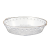 Light Luxury Fruit Plate with Handle Transparent round Snack Dried Fruit Plate