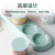 Maixiang round Transparent Condiment Dispenser Fmingo Printing Dust-Proof Kitchen Seasoning with Base Storage Tank