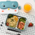 Stainless Steel Insuted Lunch Box Cartoon Cute Compartment Lunch Box Microwave Oven Heating Thermal Lunch Box