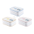 Portable Lunch Box rge Capacity Bento Box Good-looking Pstic Microwave Oven Heating Lunch Box