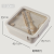 Wheat Straw Lunch Box Student Portable Microwave Oven Heating Office Lunch Box with Lunch Box