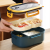 Double-yer Lunch Box Student Lunch Box Microwave Oven Heating Lunch Box rge Capacity Work Fat Loss Meal Lunch Box
