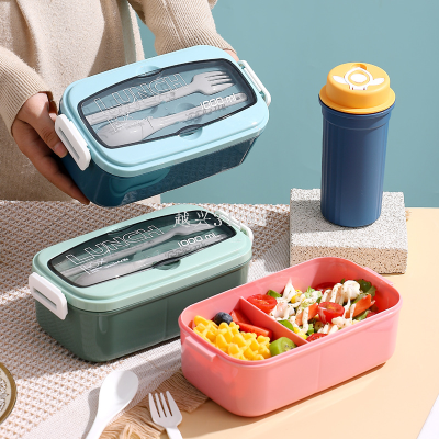 Lunch Box Suit Light Food Sad Box Sauce Container Student Office Worker Picnic Box Separated Lunch Box