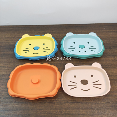 Cartoon Cute Washing Brush Soap Box Simple and Portable Soap Dish undry Soap Dish Moisture-Proof Waterproof Soap