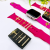 Cross-Border Applicable to Apple Watch Silicone Strap AppleWatch Decorative Diamond-Embedded Ins Style Letter Five-Piece Set
