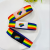Cross-Border Hot Sale Six-Color Rainbow LGBT Elastic Band Woven Wrist Strap Comrade Lucky Friendship Bracelet Can Be Worn on Both Sides