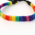 Cross-Border LGBT Feat Ver Comrade Friendship Free Rainbow Rope Wholesale Bracelet Hand-Woven Gift Carrying Strap