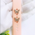 Suitable for Apple Silicone Strap Decorative Ring Decorative Nail Alloy Butterfly Branch with Diamond Exquisite Set Factory Wholesale