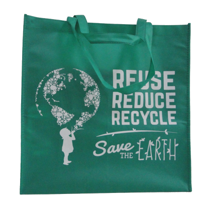Promotional Customised Color Eco Friendly Big PP Non Woven Tote Shopping Bag