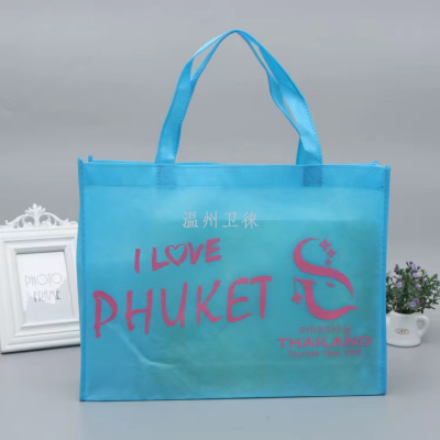 Customized promotional eco-Friendly cheap printed reusable shopping non woven bags with personal logos
