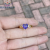 Star Inspiration/Xlg Cross-Border Japanese and Korean Gold-Plated Gemstone Zircon Amethyst Colored Gems Heart-Shaped Ring Order Please Inquire