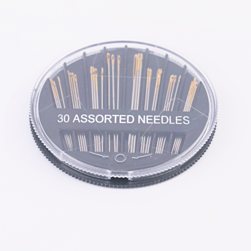 black acupuncture needle 30 pieces household sewing needle gold tail pin black disc combination suit