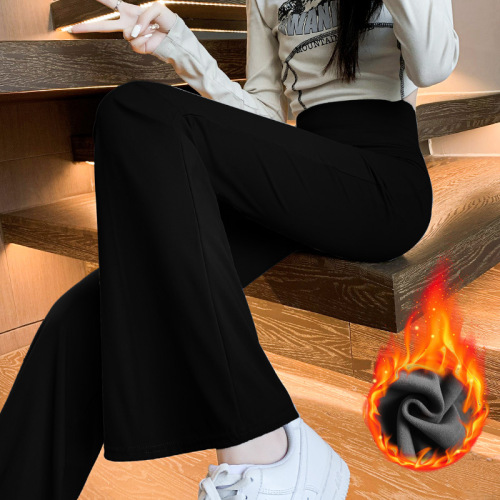 喇叭裤加绒款加长版代发专用