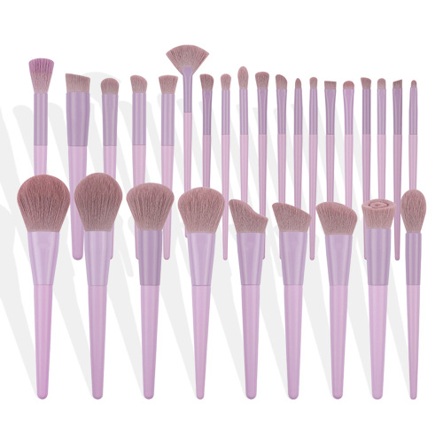 cross-border 28 wooden handle makeup brush set make up specialist full set highlight repair seamless concealer makeup brush