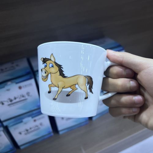 cartoon ceramic cup creative cup japanese mug couple cup breakfast cup milk cup with spoon engraved water cup