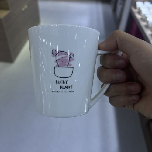 cartoon ceramic cup creative cup japanese mug cup couple‘s cups breakfast cup milk cup can carve writing cup with spoon