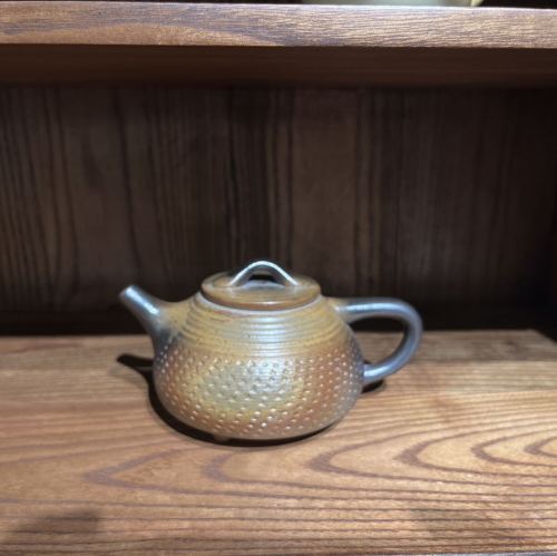Retro Stoneware Teapot Charcoal Burning Can Be Bright Burning Tea Maker Teapot Side Handle Grip Teapot Tea Maker Chinese Tea Set