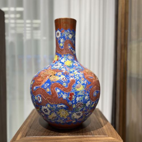 Jingdezhen Ceramic Vase Retro Furnishings Supplies Decoration Decoration Travel Antique Porcelain Porcelain