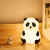 Panda Atmosphere Night Light New Panda Silicone Lamp Rechargeable Light Bedroom Bedside Sleeping Small Night Lamp