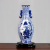 Jingdezhen Ceramic New Chinese Antique Ming and Qing Ancient Binaural Blue and Whitelandscape Vase Flower Entrance Decoration Decorations