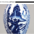 Jingdezhen Ceramic New Chinese Antique Ming and Qing Ancient Binaural Blue and Whitelandscape Vase Flower Entrance Decoration Decorations