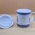Jingdezhen Blue and White Tea Cup Ceramic with Lid Office Cup Conference Cup Household Water Cup Office Cup Gift