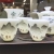 Jingdezhen Ceramics White Jade Porcelain Kung Fu Tea Set Gift Set Chinese High-End Gift Box Light Luxury Gift Gift