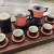 Kung Fu Tea Set Outdoor Travel Tea Set Wholesale Tea Tray Household Portable Teapot Lucky Persimmon Inscription