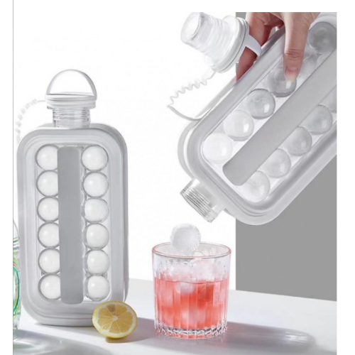 two-in-one cold water jug ice cube mold ice tray pot ice hoey folding household ice tray