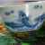 Zhongjia Kiln Jingdezhen Porcelain Hand Painted Blue and White Wood Kiln Tea Cup Handmade National Style Nine Carp Lotus Kung Fu Teacup