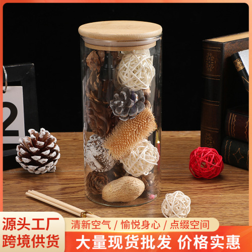 跨境热销干花精油香薰天然植物香薰花瓶香氛卧室空气清新摆件批发