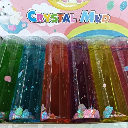 Novelty Children‘s Toys Leisure Toys Colored Clay Crystal Mud Plasticene Foaming Glue Decompression
