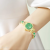 Retro Diamonds Small Green Watch Chalcedony Crown Jewelry Fashion Women's Watch Women's Watch Quartz Watch