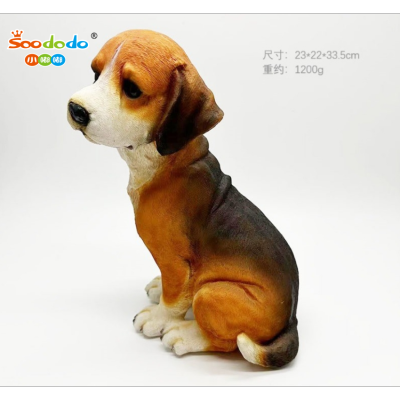 Xindu Soododo brand 20231113002 Dog decoration dog bite basket dog model dog resin decoration dog model