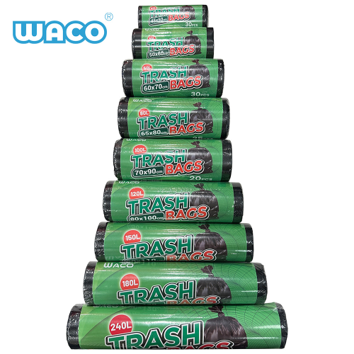 WACO平口垃圾袋Garbage bag120L150L180L240L