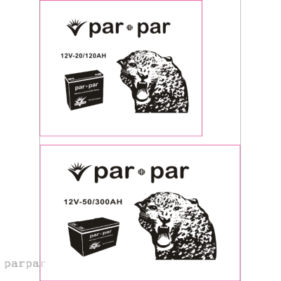 "Parpar" 12v-20/120ah Lead-Acid Battery Colloid Low Temperature Resistant Deep Discharge Colloid Battery