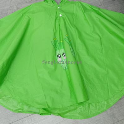 Factory Direct Sales Non-Disposable Raincoat Poncho Colorful Fashion Cartoon Children's Poncho Outdoor Travel Convenient to Carry
