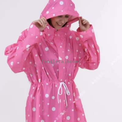 Factory Direct Sales Non-Disposable Printed Adult Raincoat Full Body Wrapped Waterproof Outdoor Travel Convenient to Carry