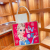 Large Cotton Linen Bag Receptor Tote Bag Cartoon Printing and Dyeing outside