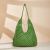 2024 Straw Bag Summer Korean Style New Woven Bucket Large Shoulder Bag Beach Bag Tote Bag Women's Bag Straw Bag