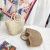 Small Hook Long Shoulder Strap Paper String round Bucket Straw Bag Half Moon Woven Tote Fashion Women's Bag Shooting
