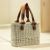 2024 New Woven Tote Square Straw Bag Travel Leisure Women's Bag