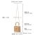 New Classic Style Cross-Body Hand-Carrying Dual-Use Leisure Woven Bag Japan and South Korea Small round Box Straw Woven Beach Bag