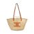 New Woven Vegetable Basket Tote Bag French Water Plants Hand-Woven Bag Straw Woven Bag Women's Large Capacity