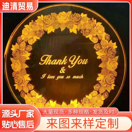 laser inner carving luminous glass art glass decorative background glass ktv hotel mall glass factory partition