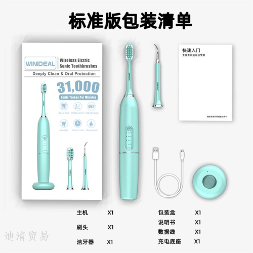 electric toothbrush sonic teeth cleaner adult usb charging automatic touch beautiful tooth remover tooth washing