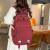 New Schoolbag for Male and Female Students Ins Trendy Cool Casual Simple Backpack Junior High School Student Travel Backpack