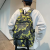 Basketball Tie-Dye Casual Backpack Junior High School Student College Students Bag Ins Good-looking Harajuku Couple Campus Backpack