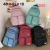 Solid Color Korean Style Ins Preppy Style Backpack Simple Cute Student Schoolbag Mori Girl Solid Color Small Backpack